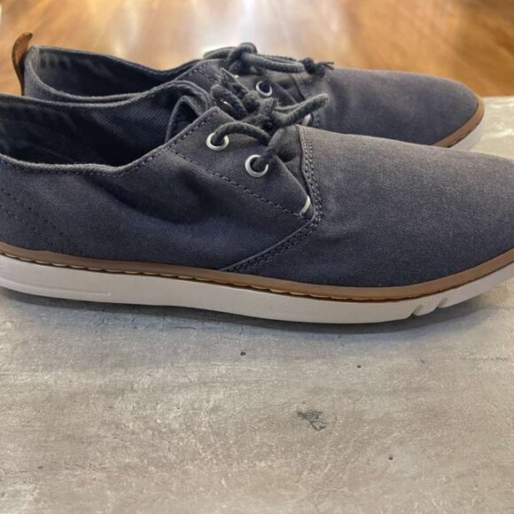 TIMBERLAND MEN'S HOOK SET LOW LACE SNEAKER BLACK CANVAS A6CNJ-EK7 ALL SIZES - Picture 4 of 7